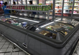 好又多大型商超購置超市組合島柜案例